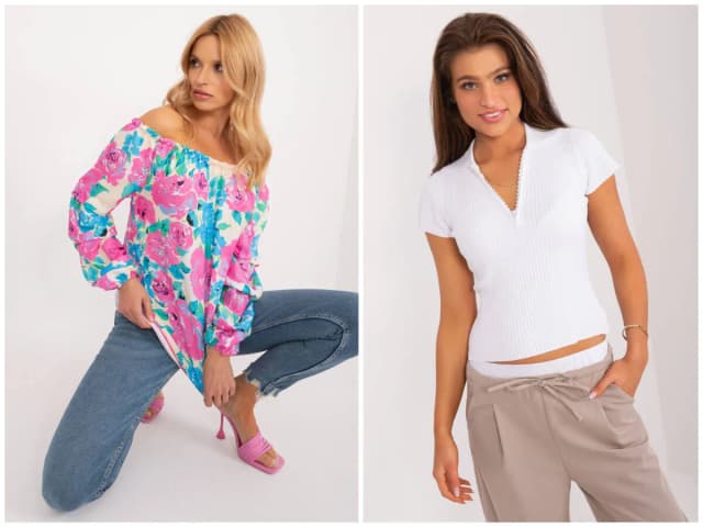 Eleganckie bluzki damskie rozpinane na każdą okazję, które zachwycają
