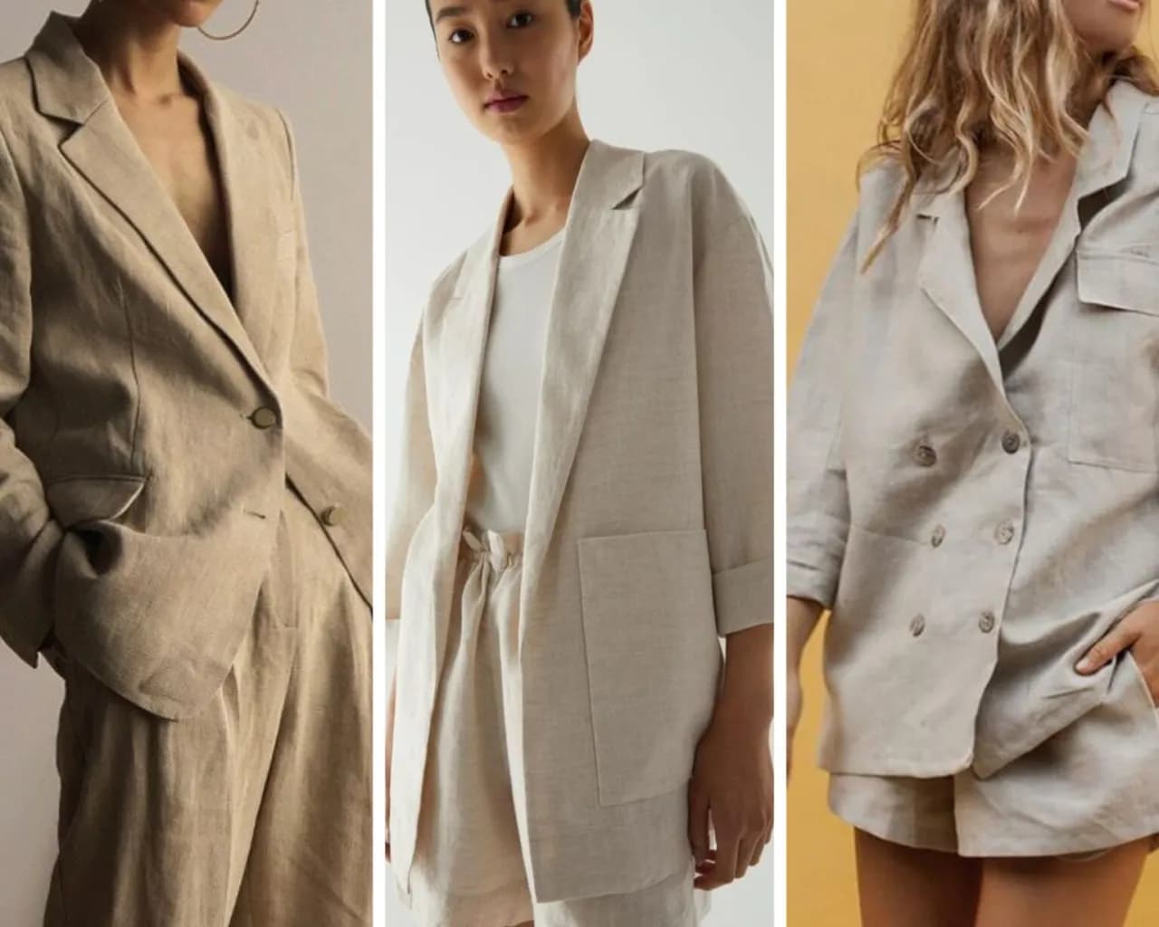 Stylizacje z lnianą marynarką damską na każdą okazję i sezon